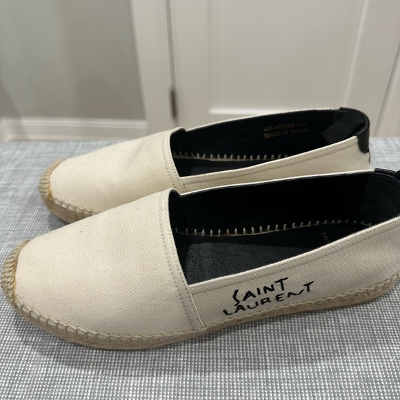 YSL espadrilles cream/white LIKE NEW - Picture 2 of 5